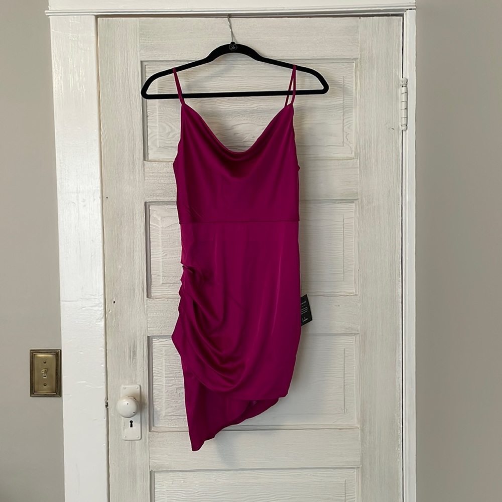 Lulus Dress, asymmetrical hem, size M